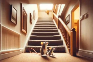 Do Mice Usually Go Upstairs?